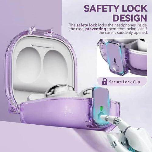 Funda Para Samsung Galaxy Buds Fe/2/pro/live Morado