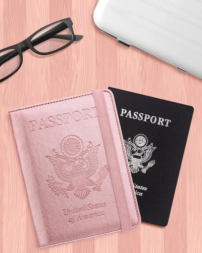 Cubierta De Pasaporte Walnew Con Rfid, Cartera De Viaje, ...
