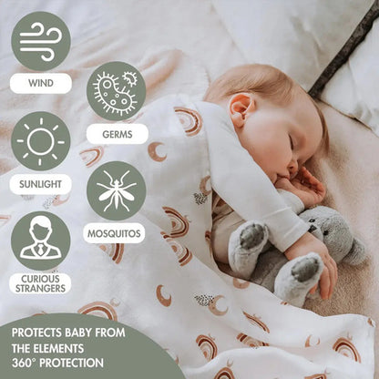 Conjunto De 6 Mantas Muselina Para Bebés