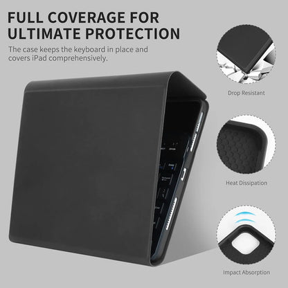 Funda Con Teclado Para iPad Air Y Pro De 11 Pulgadas Negro