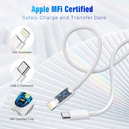 Cables Usb C A Lightning Blanco