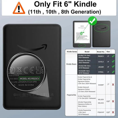 Funda Moko Para Kindle Con Auto Wake/sleep Verde Oscuro