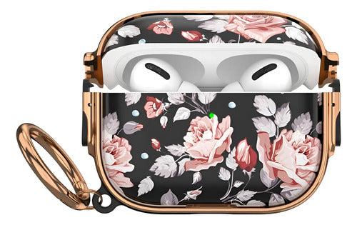 Estuche Funda Para AirPods Pro 3ra Gen Con Llavero Rosa Chicle