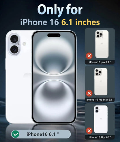 Funda Transparente Para iPhone 16 Plateado