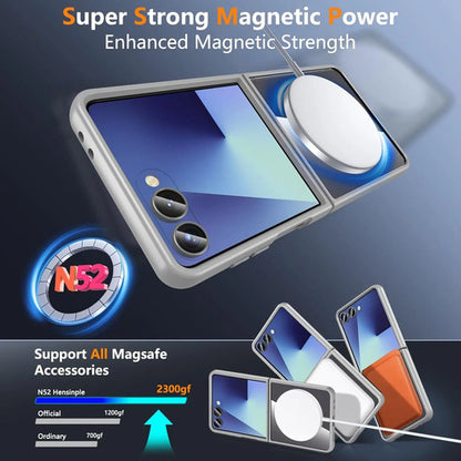 Funda Magnética Para Samsung Galaxy Z Flip 7 Gris