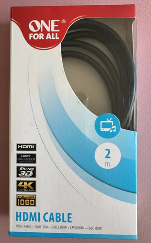 Cable Hdmi 2 Metros De Largo