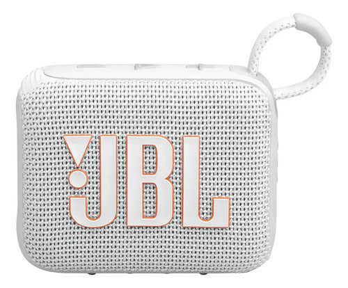Bocina Portátil Jbl Go 4 Bluetooth, Blanco. Color Blanco Blanco