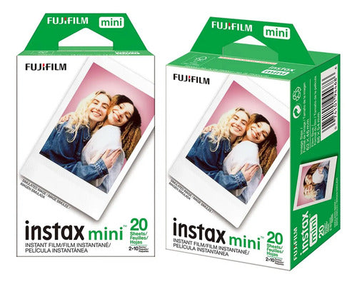 Fujiinstax Mini: Paquete De 40 Fotografías Instantáneas Color