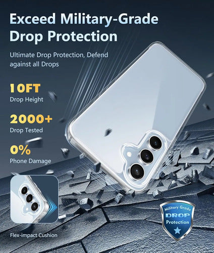 Funda Fntcase Para Samsung Galaxy S24-fe Transparente Transparente