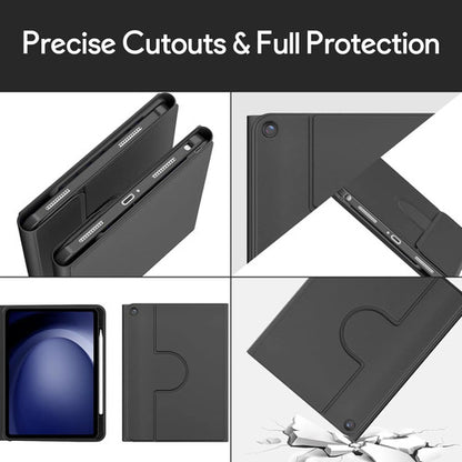 Funda Con Teclado Para Galaxy Tab A11 Plus Y A9 Plus Negro