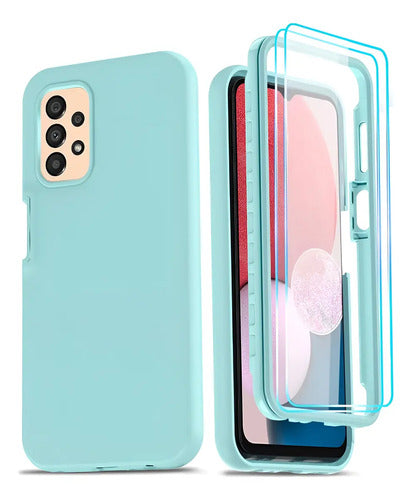 Funda Samsung Galaxy A13 Con Dos Protectores De Pantalla