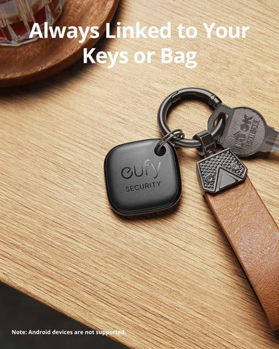 Rastreador Bluetooth Anker Smarttrack Eufy Security Negro