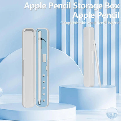 Inesore Estuche Para Apple Pencil Con 5 Puntas Celeste