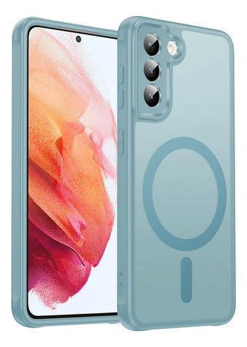 Funda Para Galaxy S21 Verde Claro Lisa