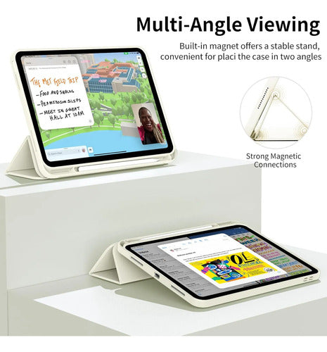 Funda Para iPad (a16) 11th Gen 2025 Y iPad 10th Blanco