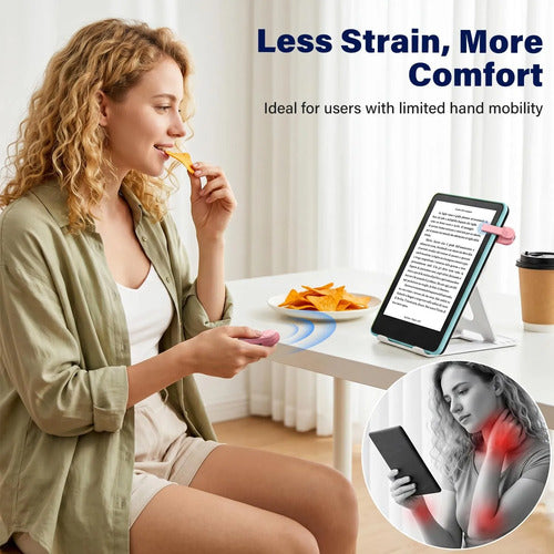 Control Remoto De Página Para Ebooks Y Tablets Rosa