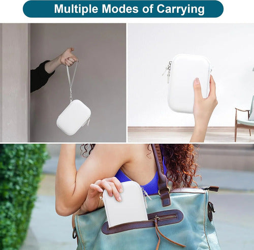 Estuche Funda Para Impresora De Fotos Canon Ivy 2 Blanco