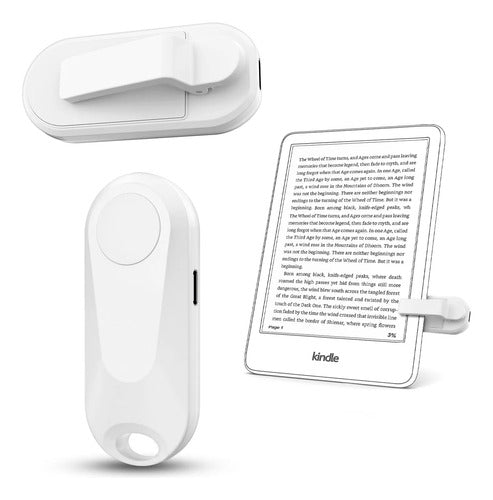 Control Remoto Datafy K2 Pasa Pagina Kindle Kobo Typec Negro Blanco