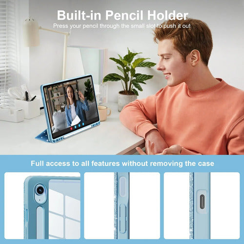 Funda Para Samsung Galaxy Tab S10 Lite/s10 Fe/s9 Fe 10.9' Azul