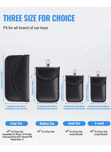 Fundas Protectoras De Señal Para Llaves De Auto Color