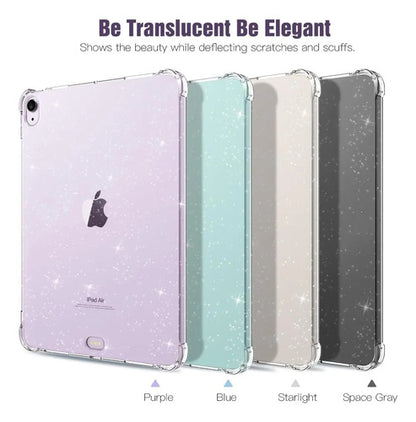 Funda Transparente Para iPad Air 11' (m2) 2024 Plateado