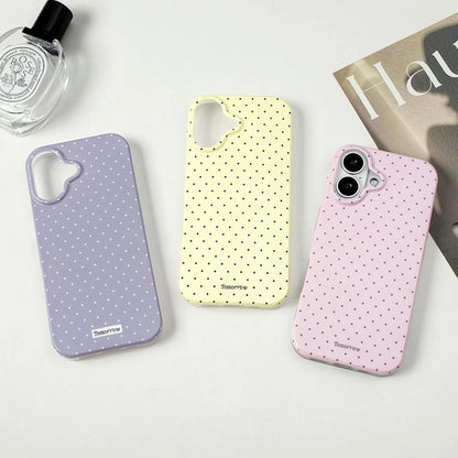 Funda iPhone 17 Estética Lunares Tpu Suave Rosa Lunares