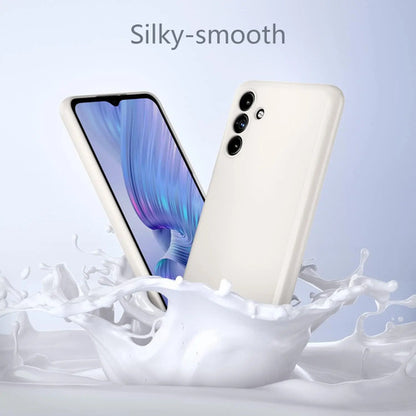 Funda Para Galaxy A13 5g, Silicona Líquida, Delgada, Suave Blanco