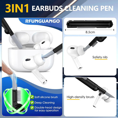 Estuche Protector Para AirPods Pro 2da Gen Negro