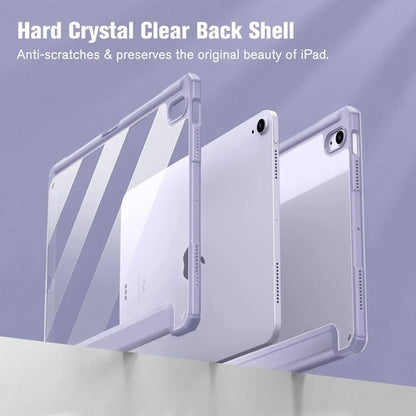 Funda Hybrid Slim Para iPad Air 11' M3/m2, 5ta/4ta. Lila
