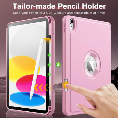 Funda Para iPad (a16) 11a Gen 2025/10a Gen 2022 Rosa