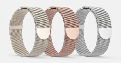 Pack 3 Correas Metálicas Malla Para Apple Watch 38-49mm Rosa 3.8 Cm