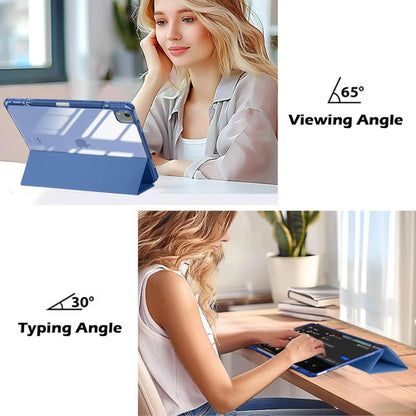 Funda Para iPad Air Con Soporte Para Lápiz Azul Marino