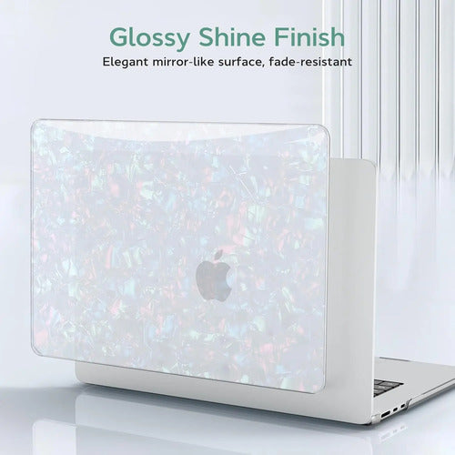 Funda Brillante Para Macbook Air 13' Perla Brillante