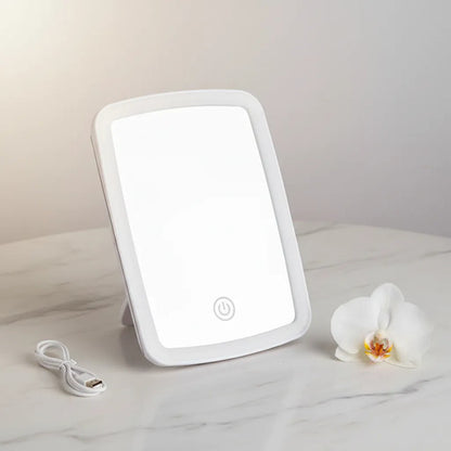 Espejo De Maquillaje Led Con Iluminación Blanco