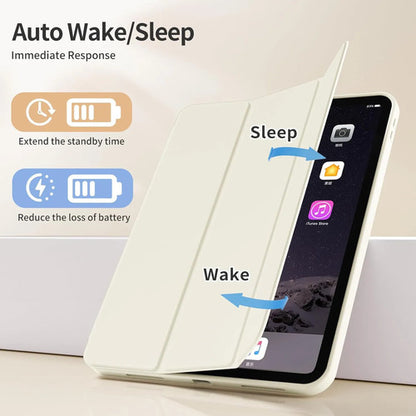 Funda Akkerds Para iPad A16 De 11a Gen Y iPad 10.9  2022 Crema