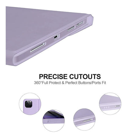 Funda Con Teclado Para iPad Pro M3 11  Violeta