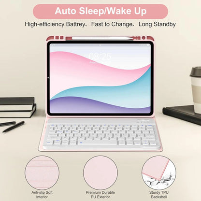 Funda Con Teclado Para iPad Pro 11 Rosa Claro