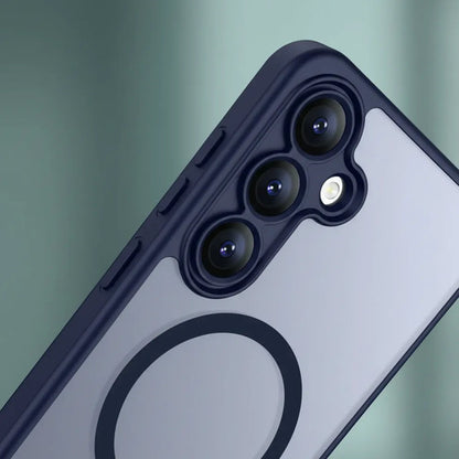 Funda Magnética Para Samsung Galaxy S25 Fe Azul Marino