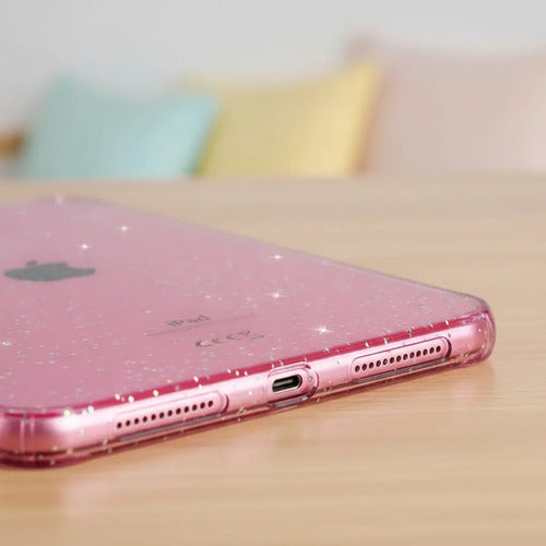 Funda Transparente Para iPad (a16) 11th Gen 2025 Rosa Chicle