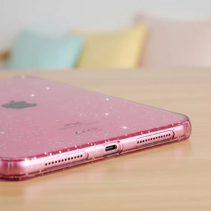Funda Transparente Para iPad (a16) 11th Gen 2025 Rosa Chicle
