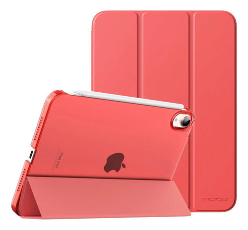 Funda Para iPad Mini 7 (a17 Pro) 2024 Y Mini 6 2021 Coral