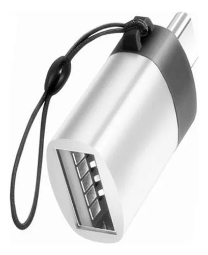 Adaptador Usb-c A Usb 3.0 Otg Gris