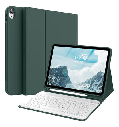 Funda Con Teclado iPad De 10a/11a Gen. 11/10.9 PuLG, A16 Verde Oscuro