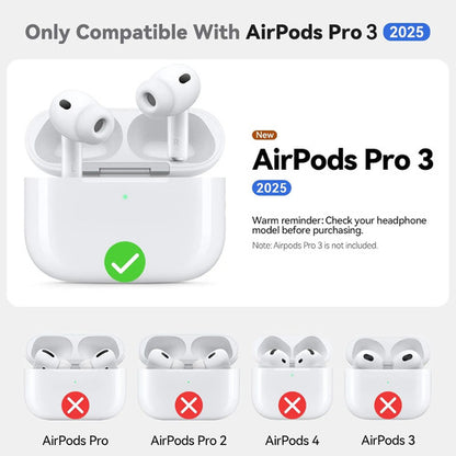 Funda De Silicona Para AirPods Pro 3 Con Kit Limpieza Azul Marino