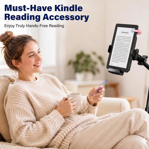 Control Remoto Datafy K2 Pasa Pagina Kindle Kobo Typec Negro Rosa