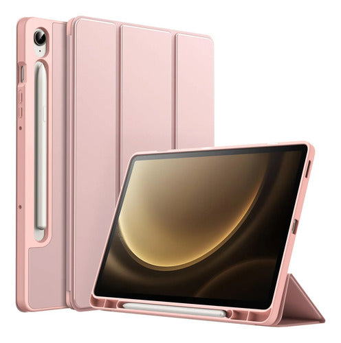 Funda Jetech Para Samsung Galaxy Tab S10 Lite / S10 Fe / ... Dorado Lisa