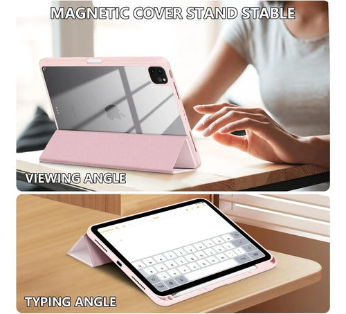 Funda iPad Air 11 2024/2025 Y iPad Pro 11'' (4ta/3ra Gen) Rosa Claro