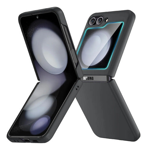 Funda Para Samsung Galaxy Z Flip 5 Negro Lisa