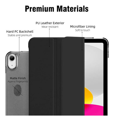 Funda Para iPad 11  Gen 11 (a16) 2025 Y 10.9 Negro