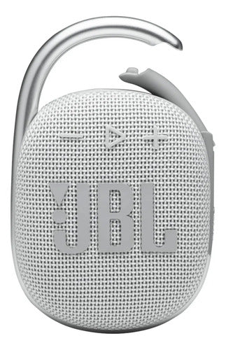 Jbl Clip 4: Parlante Bluetooth Ultracompacto E Impermeable Blanco